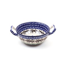 폴란드그릇 세라미카아티스티나 도자기 손잡이스프볼, U2705