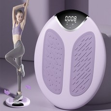 허리에좋은운동 트위스트런 스텝퍼 운동 허리 돌리기 통증 근육강화 유산소, 스마트계산모델-LoulanPurple