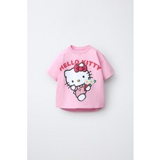 자라 ZARA HELLO KITTY © SANRIO 프린트 티셔츠 - 로즈핑크 5643655620 984038