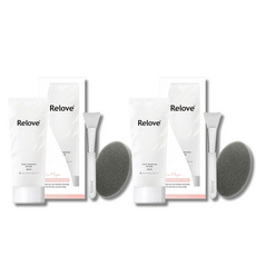 【RELOVE】零毛髮霜 附刮除海綿 男女適用 私密處 腋下 手腳毛, 2個, 200ml