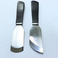 가죽공예 반달형 사선형 피할 나이프 가죽칼 손피할기 택1