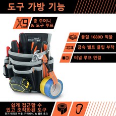 MELOTOUGH 작은 공구 홀더 스냅 클립을 가진 최소한도 일 조직자 공구 주머니 및 칼 홀더 공구집 공구 저장 다용도 펜치 가방, 1개