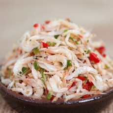 셰프애찬 수제 새우젓 (마파고)무침 양념 젓갈 새우, 새우젓(마파고)무침 300g/캔