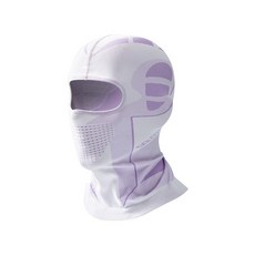 頭套 防曬頭套 機車頭套 滑雪面罩 頭罩 滑雪頭套 騎士頭套 防寒頭套 臉罩(mina百貨), 白紫