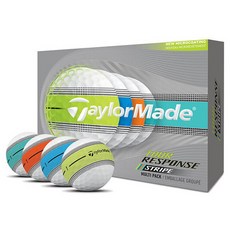 TaylorMade Tour Response Stripe 高爾夫球, 1個, 12入, 多色