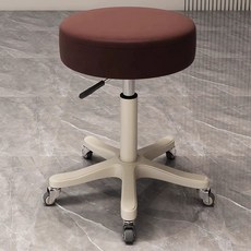 가정용 상업용 카페의자 가구 이동식 체어 바퀴달린 사무용 실내 보조의자 제품 의자 인테리어 휴대성, 4.사일런트 베어링 휠 브라운, GCL10012410, VCL10012410