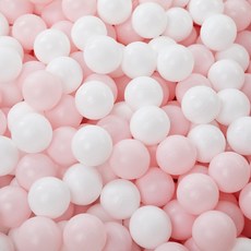 유아동마루 아기볼풀공 5.8cm 혼합 색상 100P/200P 국산 KC인증, 핑크+화이트100P, 1개