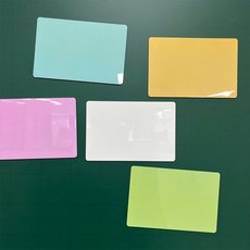 학토재 꼬마자석 화이트보드 5색(1세트 5매)_NEW, 1개