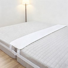 침대 매트리스 연결용 패드 가족용 밀림방지 틈새패드, 3.5cm, 200*20cm 화이트 버클