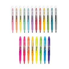 자바 파워라인 형광펜 낱색 하이라이트 문구 필기도구, 마일드 핑크