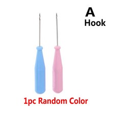 LMDZ 자수 펀치 바늘 3 바늘 펀치 펜 자수 크로스 스티치 공예 키트 바느질 뜨개질을위한 프랑스 크로 셰 뜨개질, 1PCS 무작위, 1개