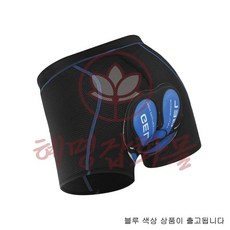혜명마트 자전거 쿠션 팬츠 L 블루