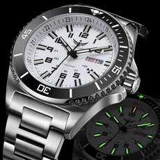 Yelang V1031 럭셔리 남성 브랜드 시계 44mm 다이버 워터 일본 8205 자동 식 무브먼트 빛나는 300M 방수