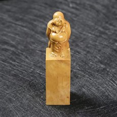 조각되지 않은 중국 인장 조각용 센무석 동양 예술 정사각형, 1개