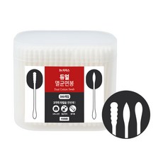 닥터이지스 3TYPE (둥근+나선+원뿔) 순면 듀얼 멸균면봉, 1개, 300개입