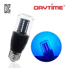 LED UV 전구 7.5W E26 UVA 자외선램프 블랙구 블랙라이트 야광놀이전구 해충유인 무대조명, 기타색, 1개