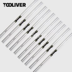 알루미늄자 눈금자 직자 전기기능사자 재단자 손잡이자, 120cm, 10개