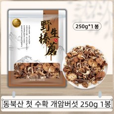 동북 특산 노란버섯 느타리버섯 개암버섯 건조 황금버섯 국물용 볶음용 건버섯, 1개, 개암버섯250g