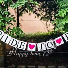 신부 베일 셀프 팀 새틴 파티 장식 웨딩 독신 새시 샤워 머리띠 세트 용품, H. 신부는 정사각형이 될 것이다