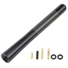 자동차 숏 라디오 안테나 카본 파이버 블랙 루프 메탈 수신, 4. Black 12cm