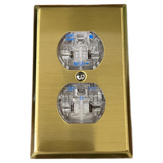 Wattgate 藍星新款頂級鍍銠壁插 381 RH EVO, 1個