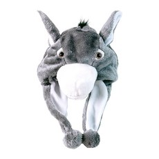 귀여운 동물 모자 코스프레 할로윈 크리스마스, 1개, 귀여운동물모자-당나귀