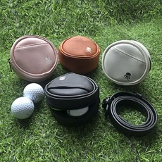 SSV高爾夫 圓形高爾夫球套 腰包, 棕色, 1個