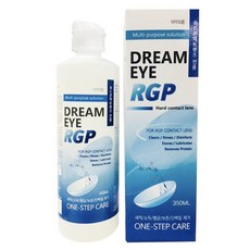 케이앤제이씨 [2020대한민국 우수브랜드 대상]렌즈세척액 드림아이 RGP 하드 350ml x 10개, 1개