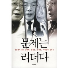 문제는 리더다:정관용이 묻고 남재희 김종인 윤여준 이해찬이 답하다, 메디치미디어, 정관용,윤여준,이해찬,김종인,남재희 공저