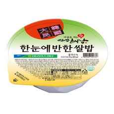 한눈에반한쌀밥 5.04kg(24P) 박스 프리미엄 즉석밥, 24개, 210g