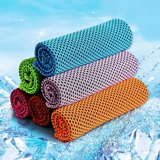 스포츠 쿨 타올 쿨링타올, C 핑크