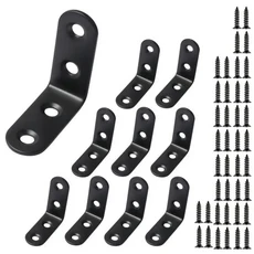 화스너규격 목재 가구용 L자형 코너 브래킷 침대 프레임 캐비닛용 90 도 직각 스테인레스 스틸 10 개