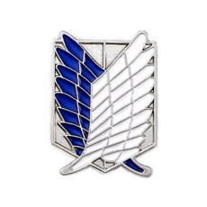 진격의거인 4종 뱃지 굿즈 마크 금속 자유의날개 유니콘 장미 진격거 굿즈 리바이 미카사 에렌