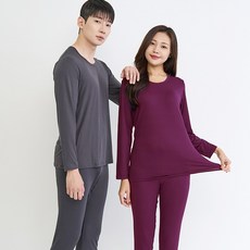 이라인 초극세사 기모내의 상하세트