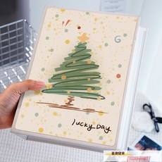 小相冊紀念冊3寸5寸6寸7寸拍立得照片收納冊高顔值情侶閨蜜家庭卡冊, 幸福聖誕樹,全橫版7寸200張（標準過塑都能放）