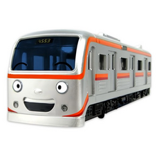 바니랜드 메트 지하철놀이 작동완구, MIX, 5개