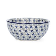 【波蘭陶】Flower Fountain 飯碗 800ml 手工製 耐高溫 微波烤箱洗碗機適用, 1個