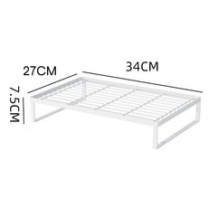 桃園出貨 烤網架 廚房灶臺支架 家用電磁爐支架 煤氣燃氣灶蓋板罩 鍋底座架 檯面置物架, 34*27*7.5cm白色經典款小號, 1個
