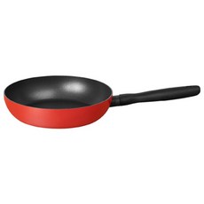 MEYER BAUHAUS 革新紅導磁平煎鍋 24cm, 適用於洗碗機、瓦斯爐、電爐、陶瓷爐、電磁爐/IH爐, 1個