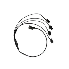 자동차 인테리어 조명 유연한 네온 LED 스트링 대시 보드 문짝 장식 1m 3m 5m, 30cm 1to 4 wire