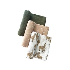 Little Unicorn 純棉紗布巾三入組 (多款可選)