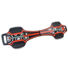 韓國LANDWAY 發光輪活力蛇板 蛇行滑板 RD 紅黑 (贈背袋), 1個