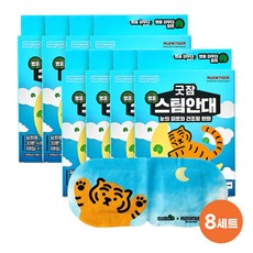 동국제약 굿잠 병풀스팀안대 무직타이거 콜라보 10입 온열스팀 눈관리 뻐근한눈 건조한눈 건조함완화, 8개, 10매