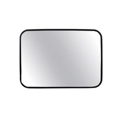 汽車寶寶後照鏡 壓克力安全鏡 行車安全鏡, 方形黑色, 1個