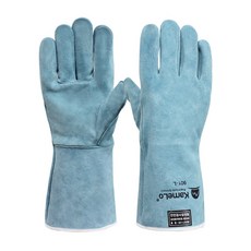 901-L 카멜로 CO2 용접 소가죽 애견 훈련용 보호 장갑 왼손만 선택가능, 901-LL (왼손만2개), 1개