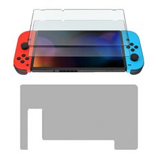 닌텐도 스위치 전면 9H강화유리필름 2P + 후면 우레탄필름 1P, 전면 2P+후면 1P, 1개