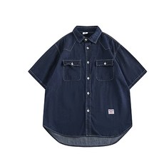 BT3 牛仔襯衫 短袖 工裝