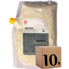푸드공방 소스공방 렌치 드레싱, 1kg, 10개
