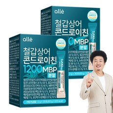 철갑상어 연골 콘드로이친 1200 MBP 분말 스틱 c6s 식약청 HACCP 알레, 2개, 30회분