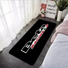 타일형 시공매트 이발소 간판 바닥 매트 그래픽 프린트 플란넬 도어 욕실 주방 입구 카펫 홈 데코, 07 40X60cm, 11 z6, 1개